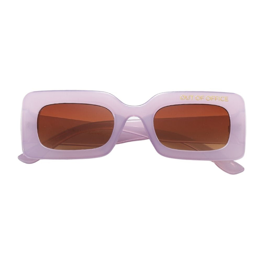 Out of Office Sunglasses | Purple - Gleam Eyewear | Blue Light Blocking Glasses