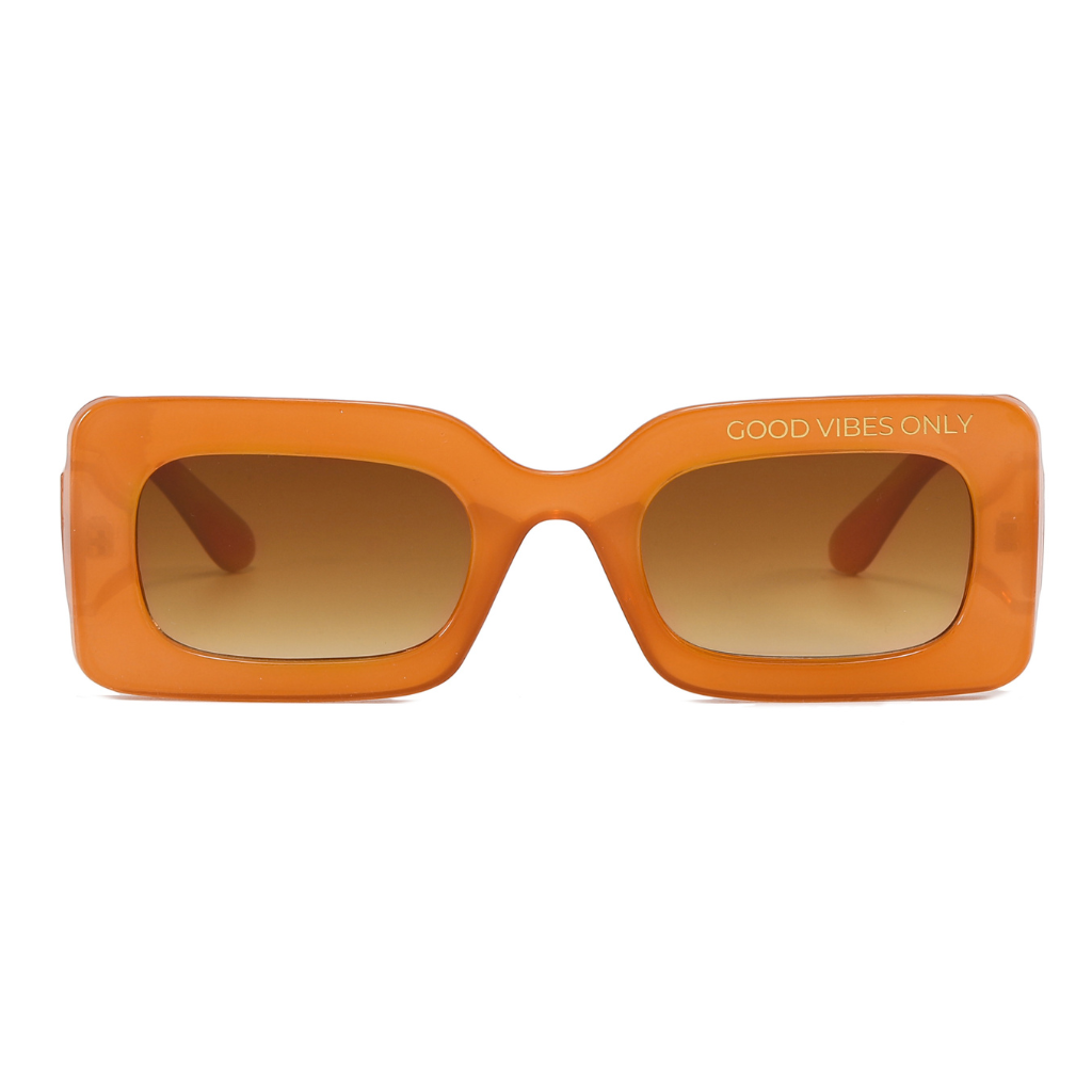 Good Vibes Sunglasses | Caramel - Gleam Eyewear | Blue Light Blocking Glasses