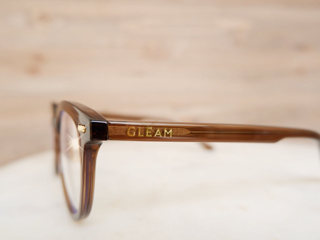 KATHERINE | Brown - Gleam Eyewear | Blue Blocking Glasses