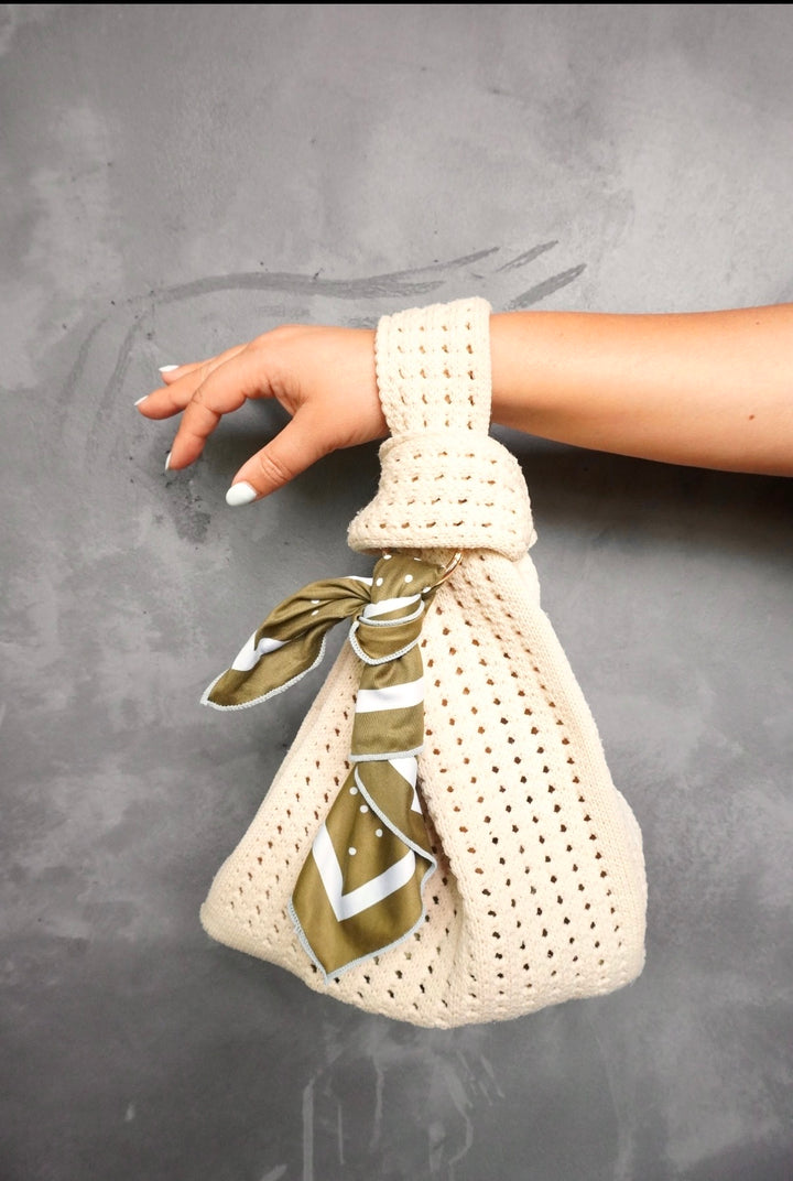 GLEAM Clean Scarf | Olive Dot