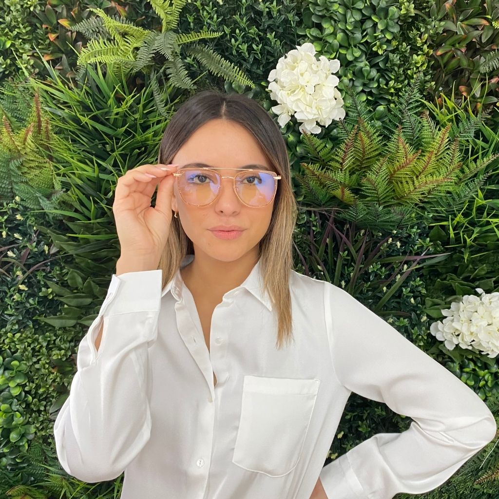 BESSIE PRESCRIPTION | Pink – Gleam Eyewear | Blue Light | Prescription ...