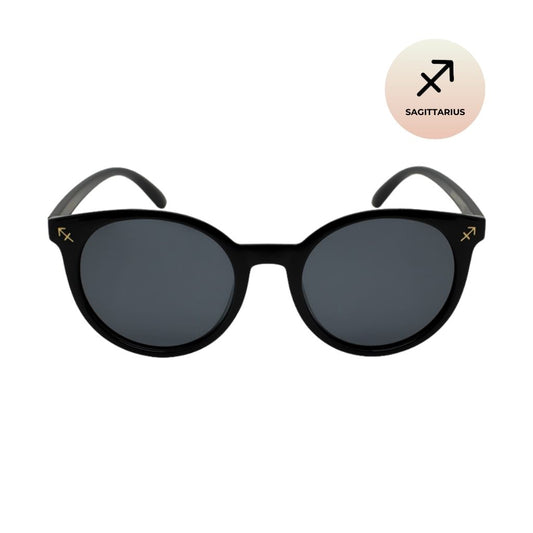 Zodiac Sunglasses | Sagittarius Black