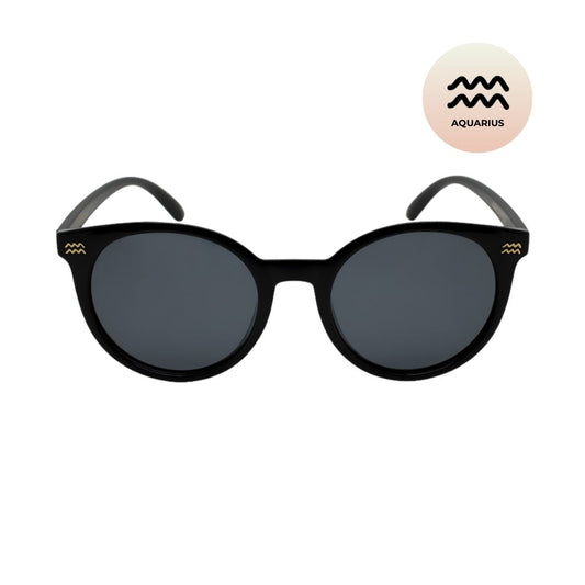 Zodiac Sunglasses | Aquarius Black