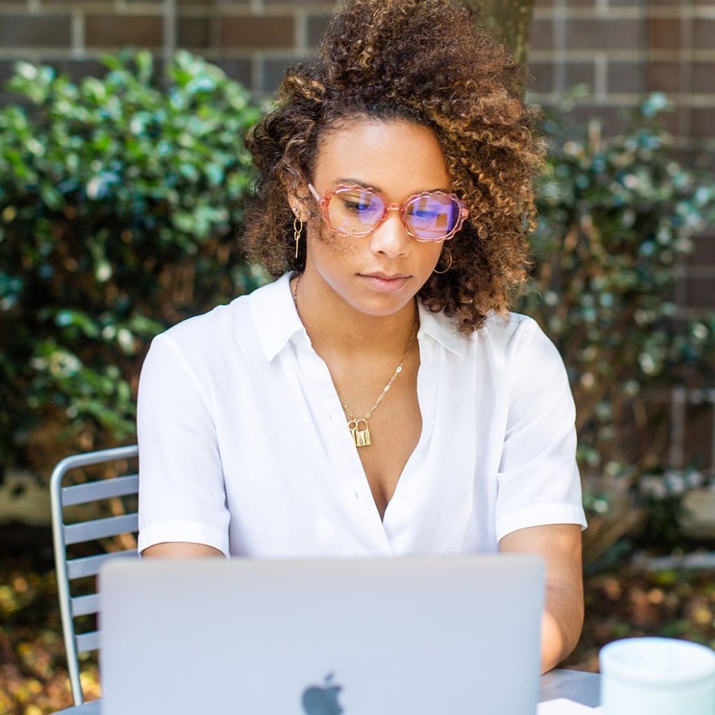 CELIA PRESCRIPTION | Pink – Gleam Eyewear | Blue Light | Prescription ...