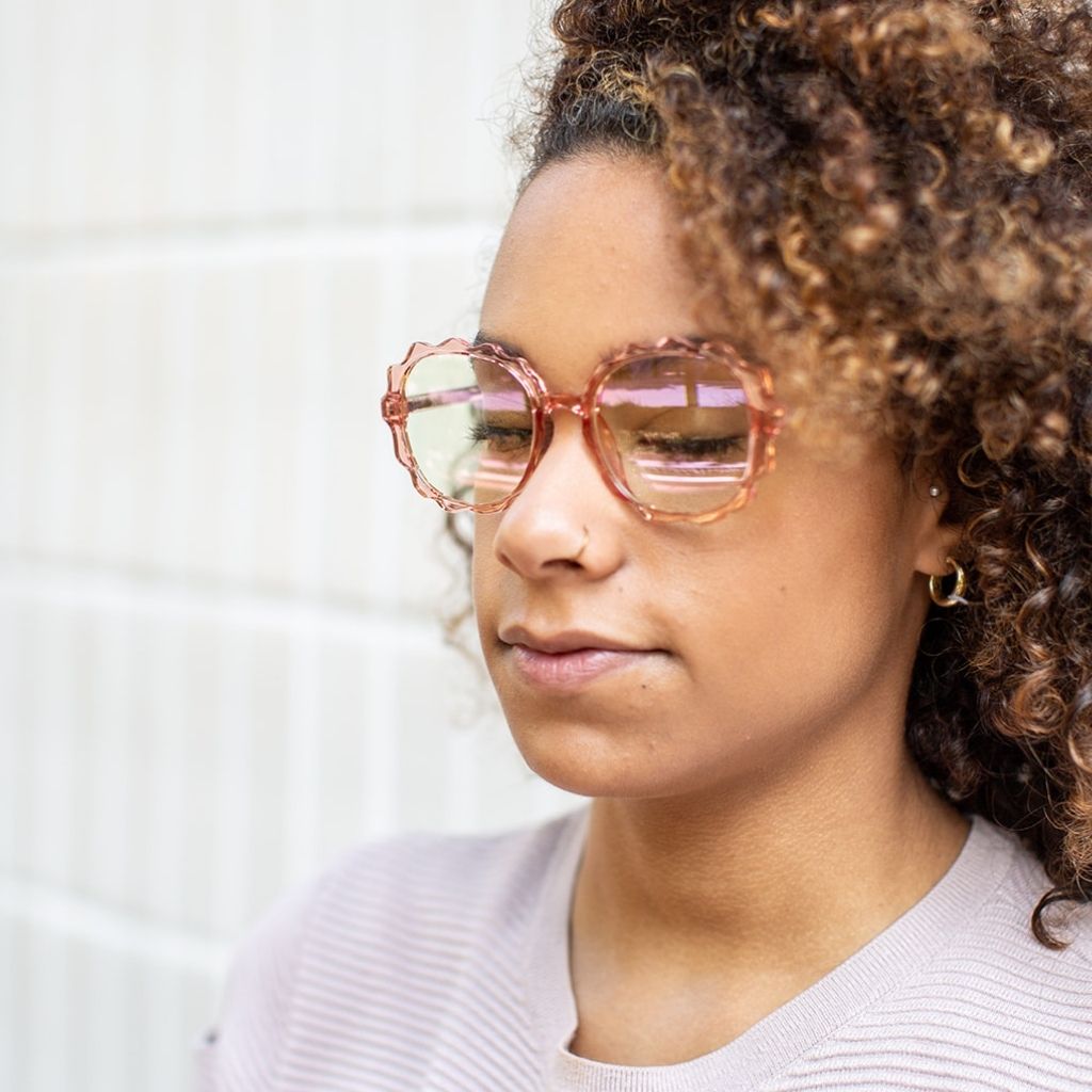 CELIA | Pink - Gleam Eyewear | Blue Light Blocking Glasses