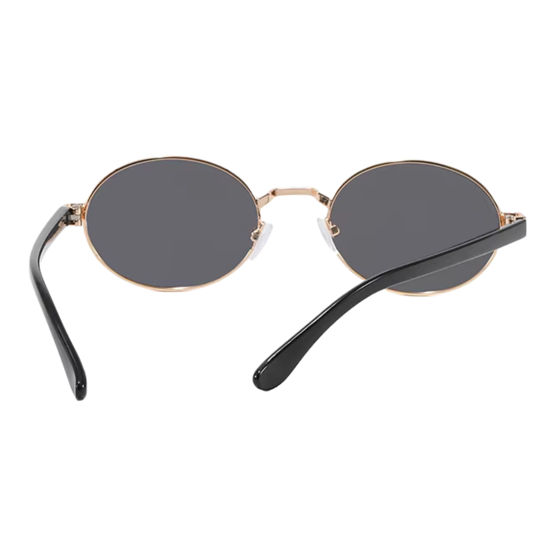 Gleam Eyewear | Diana Sunglasses | Oval Black Lens