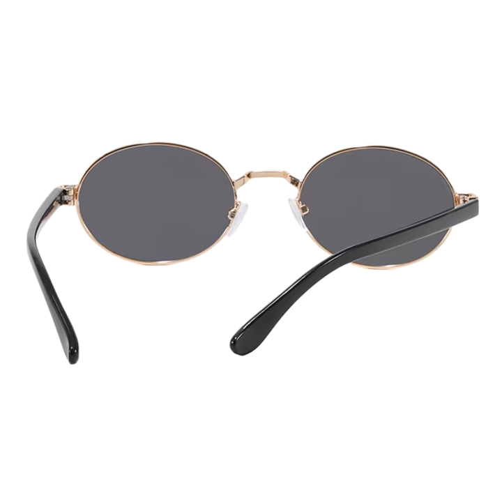 Gleam Eyewear | Diana Sunglasses | Oval Black Lens