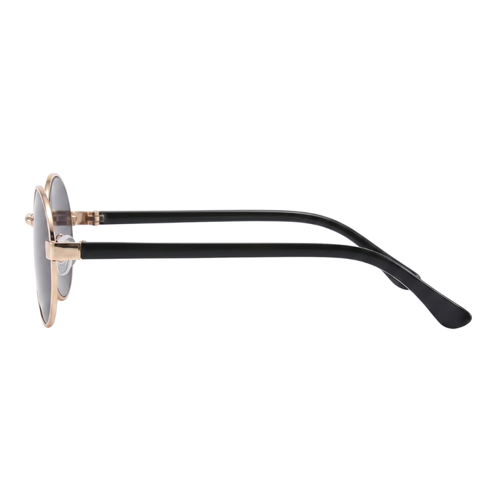 Gleam Eyewear | Diana Sunglasses | Oval Black Lens