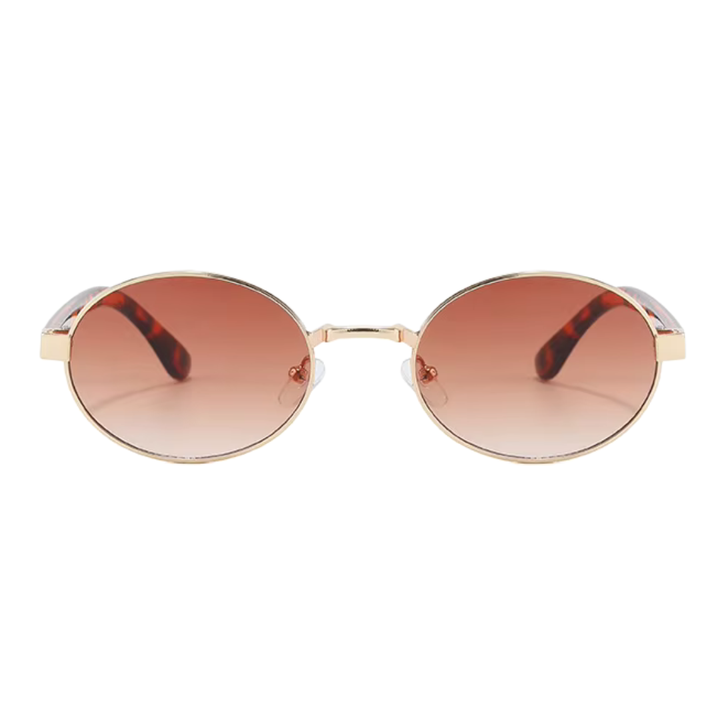 Diana Sunglasses | Oval Brown Lens - Gleam Eyewear | Sunglasses