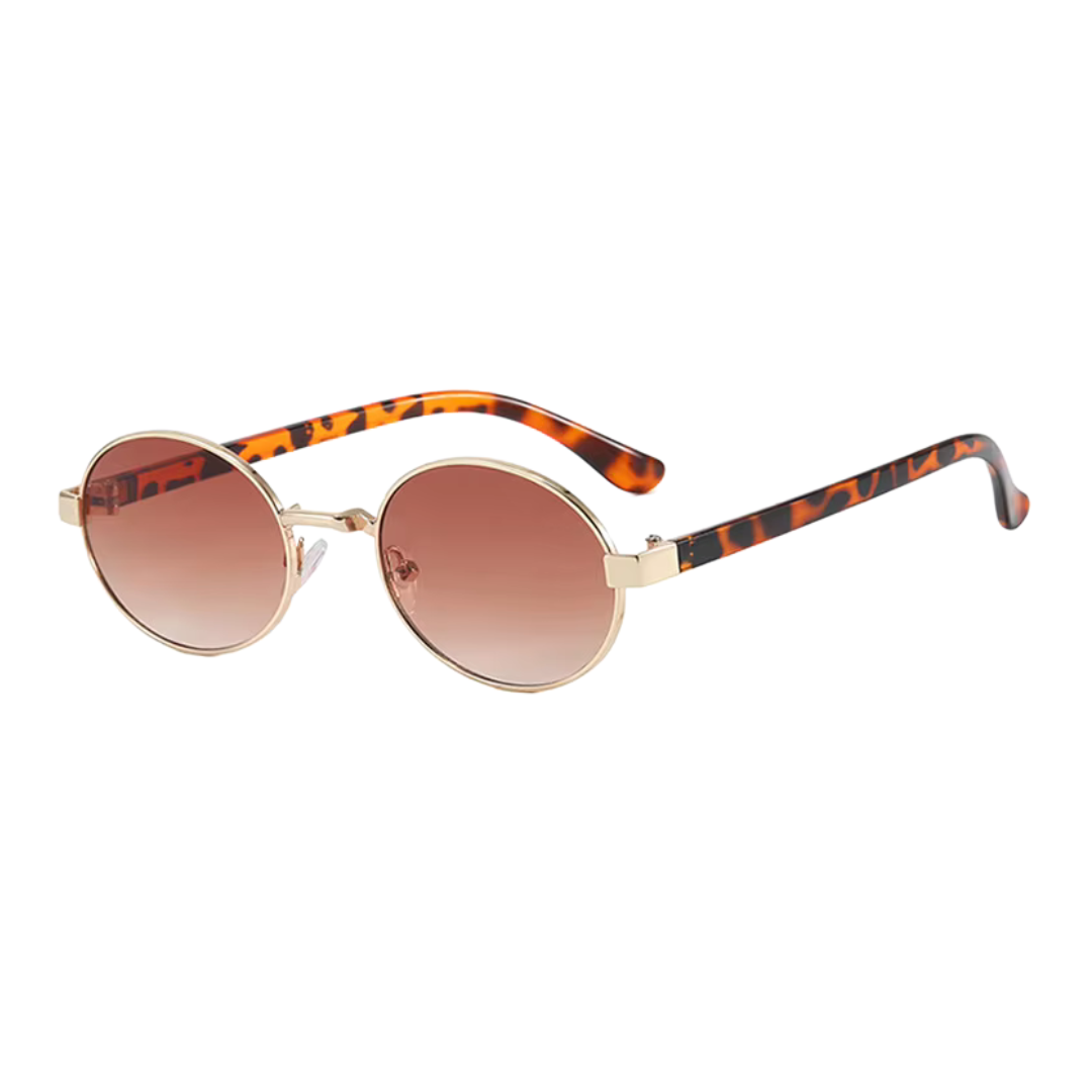 Diana Sunglasses | Oval Brown Lens - Gleam Eyewear | Sunglasses