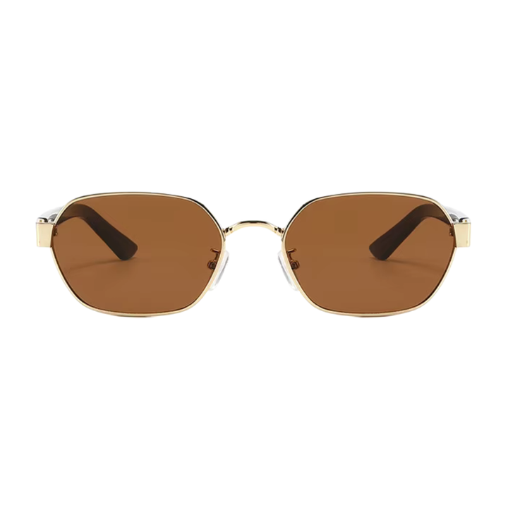 Gleam Eyewear | Diana Sunglasses | Square Brown Lens