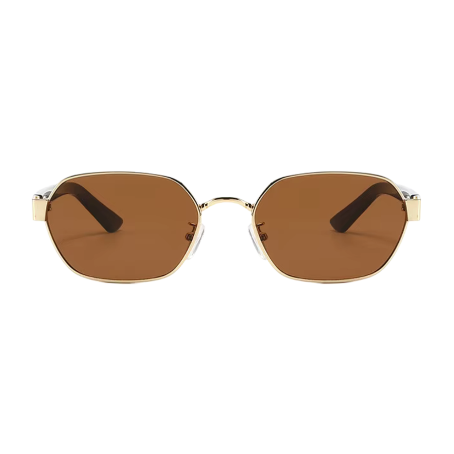Gleam Eyewear | Diana Sunglasses | Square Brown Lens