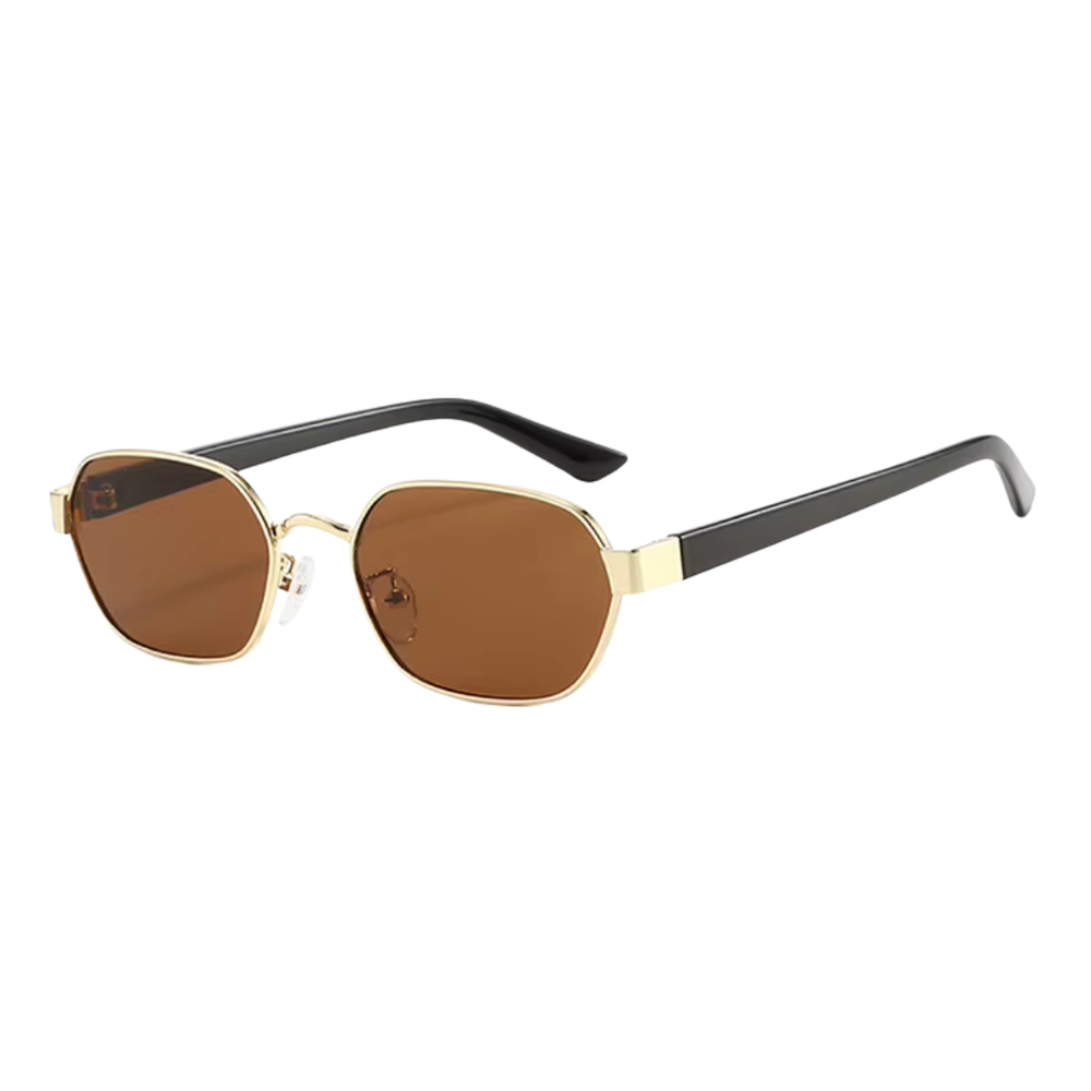 Gleam Eyewear | Diana Sunglasses | Square Brown Lens