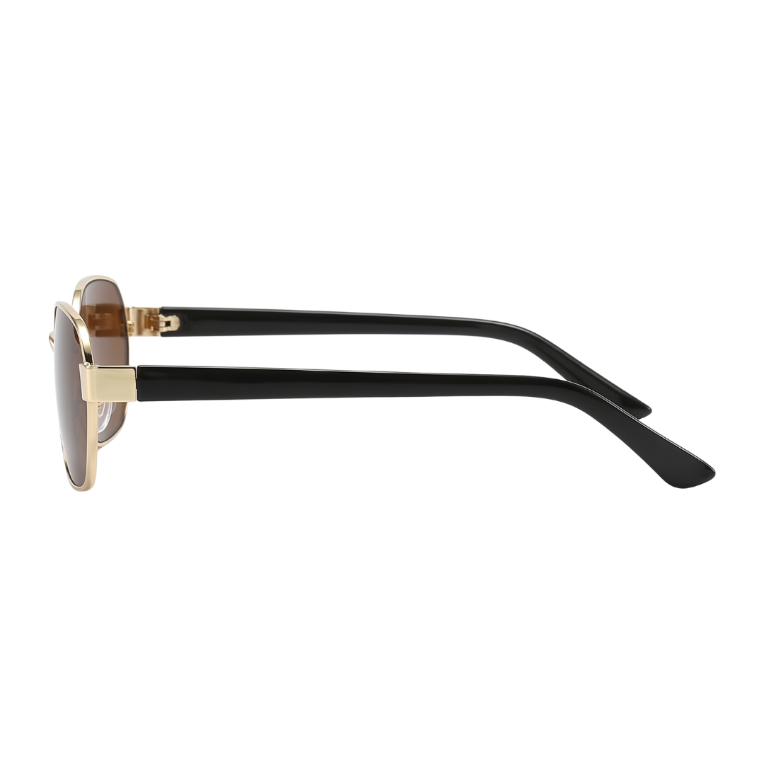 Gleam Eyewear | Diana Sunglasses | Square Brown Lens