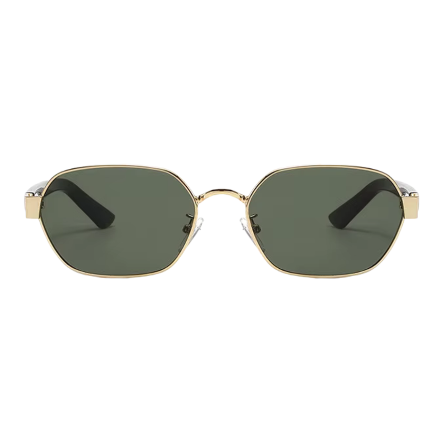 Gleam Eyewear | Diana Sunglasses | Square Green Lens