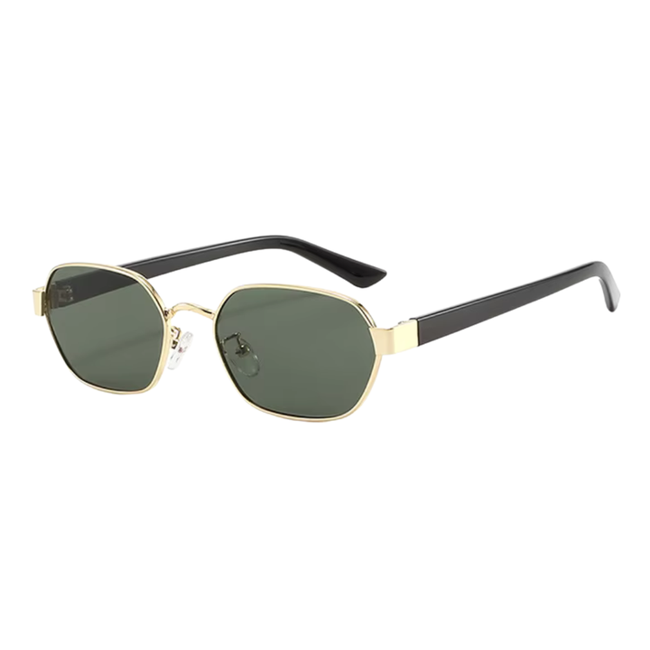 Gleam Eyewear | Diana Sunglasses | Square Green Lens