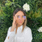 DOROTHY | Blush - Gleam Eyewear | Blue Light Blocking Glasses