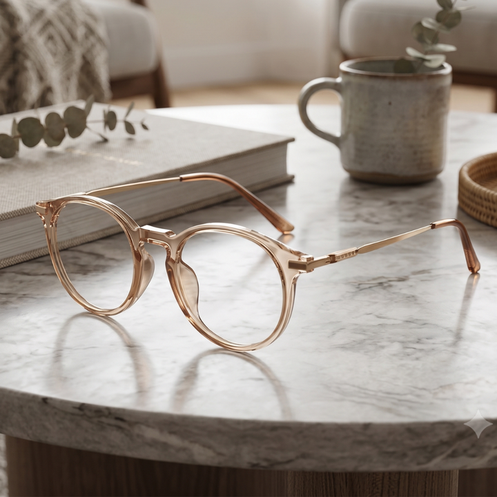 EDITH READERS | Champagne - Gleam Eyewear | Reading Glasses