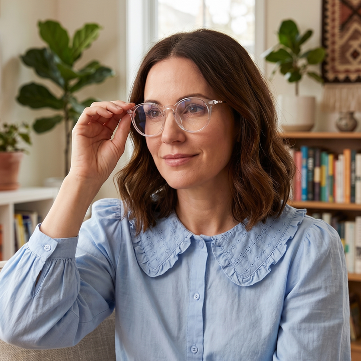 Gleam Eyewear | EDITH READERS | Pink