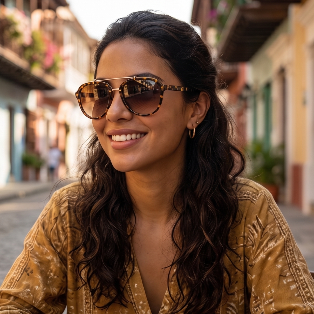 Gleam Eyewear | EILEEN SUNGLASSES Tortoise