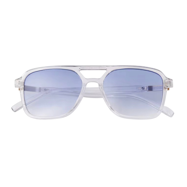Gleam Eyewear | FARRAH  SUNGLASSES | Clear Blue Lens