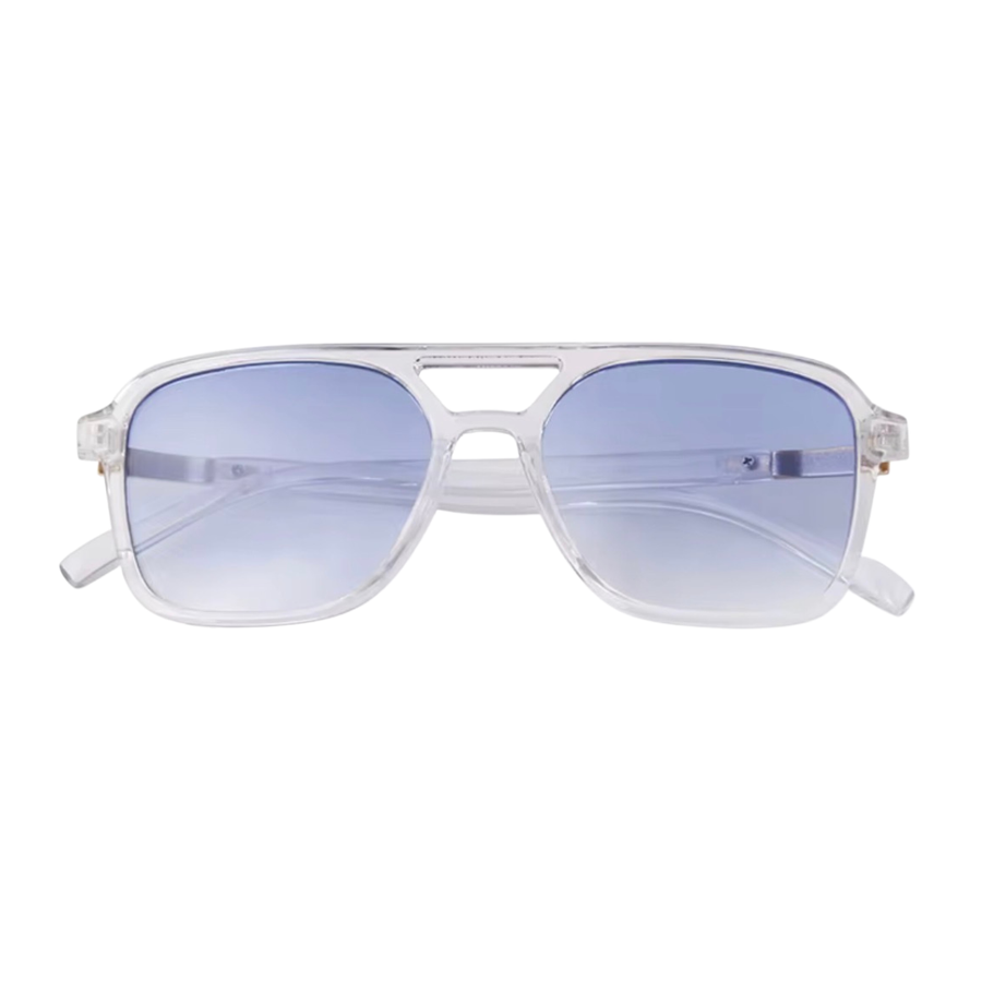 Gleam Eyewear | FARRAH  SUNGLASSES | Clear Blue Lens