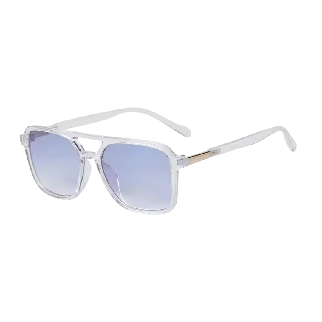 Gleam Eyewear | FARRAH  SUNGLASSES | Clear Blue Lens