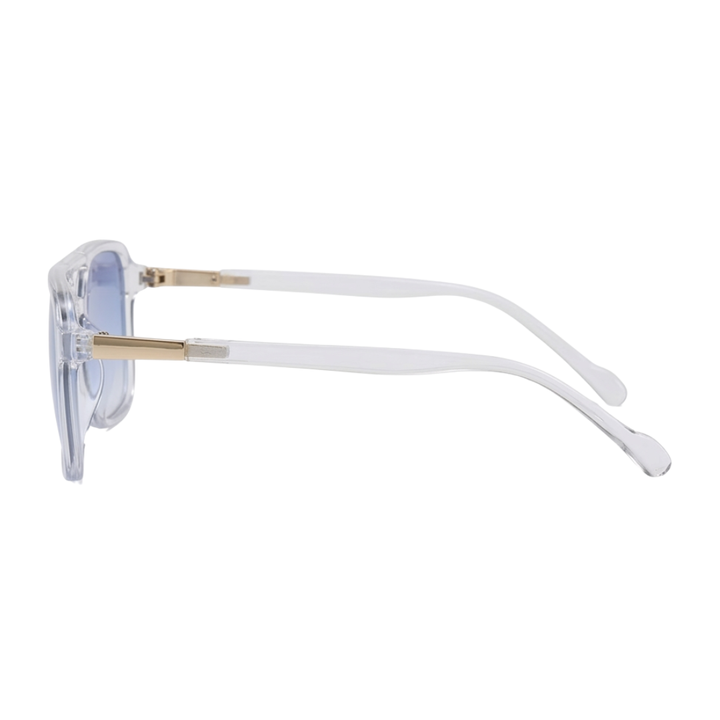 Gleam Eyewear | FARRAH  SUNGLASSES | Clear Blue Lens