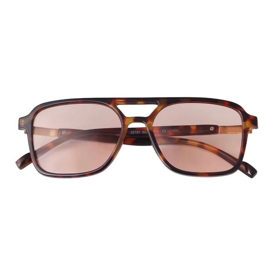 Gleam Eyewear | FARRAH  SUNGLASSES | Tortoise Pink