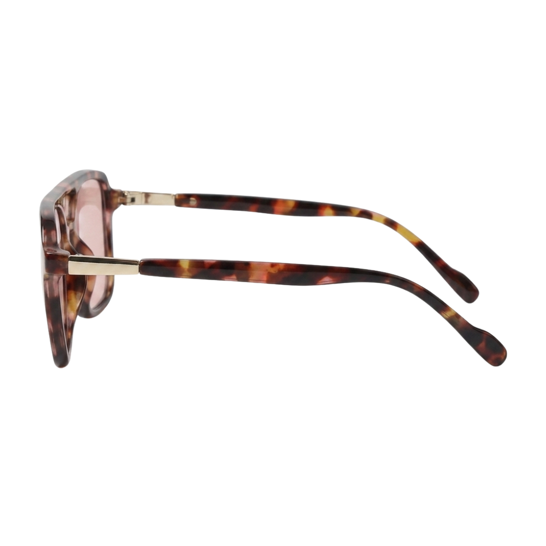 Gleam Eyewear | FARRAH  SUNGLASSES | Tortoise Pink