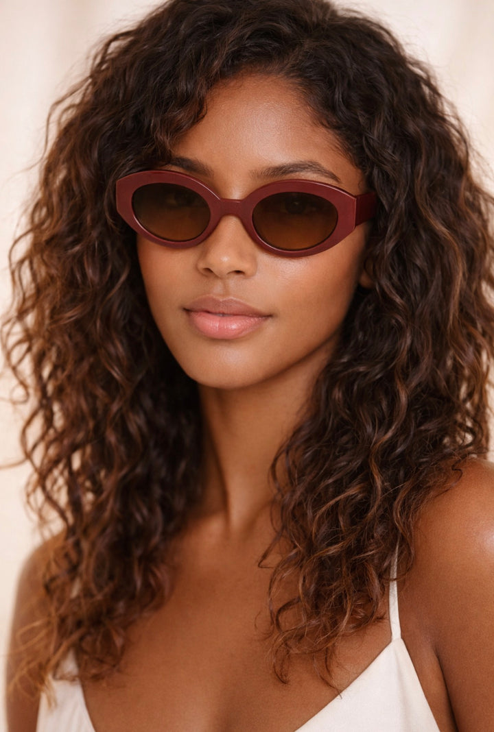 JOSEPHINE SUNGLASSES | Wine - Gleam Eyewear | UV Protection Sunglasses