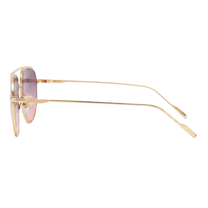 BILLIE SUNGLASSES | Gold & Pink Lens