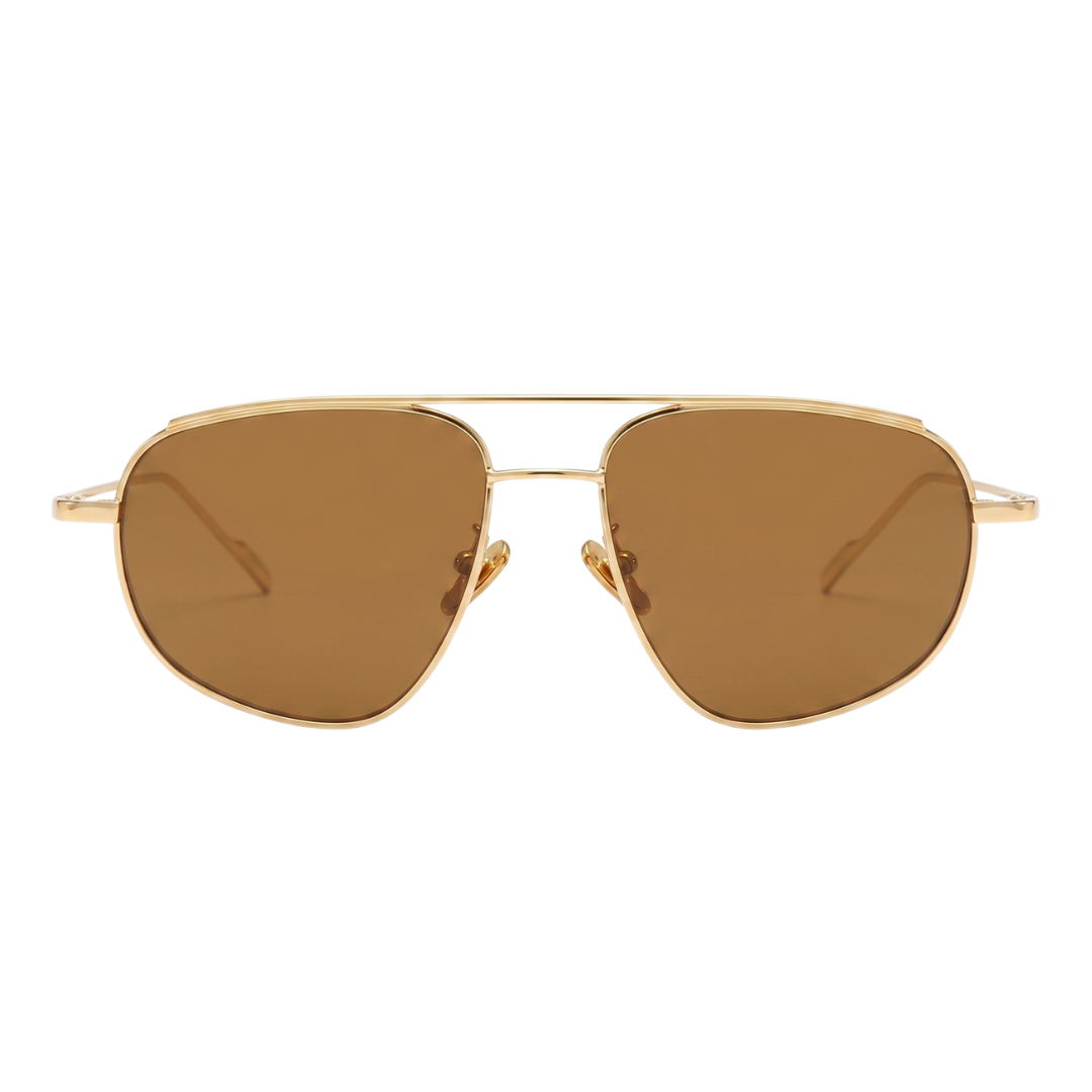BILLIE SUNGLASSES | Gold & Brown Lens
