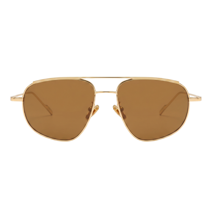 BILLIE SUNGLASSES | Gold & Brown Lens