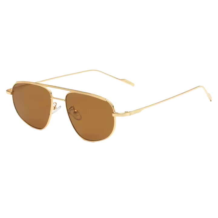 BILLIE SUNGLASSES | Gold & Brown Lens