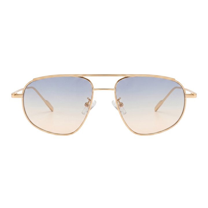 BILLIE SUNGLASSES | Gold & Blue Lens - Gleam Eyewear | Sunglasses