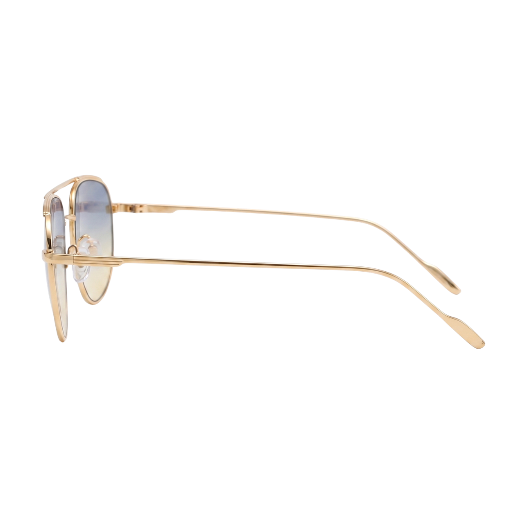 BILLIE SUNGLASSES | Gold & Blue Lens - Gleam Eyewear | Sunglasses