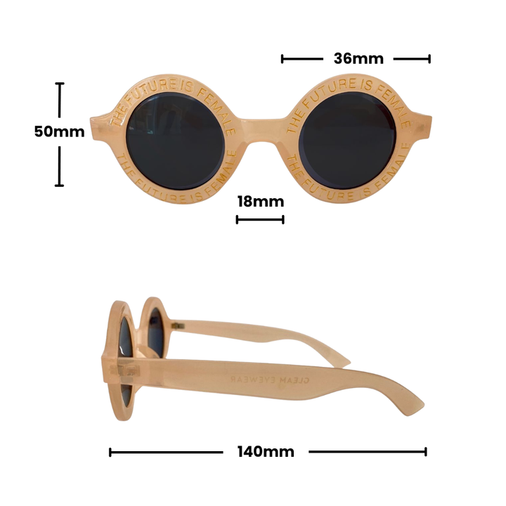 FUTURE IS FEMALE SUNGLASSES | Blush