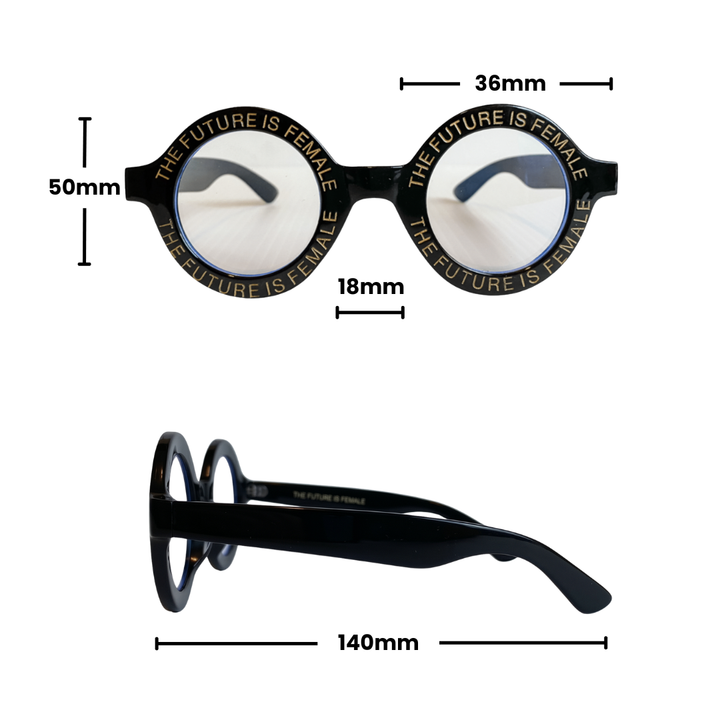 FUTURE IS FEMALE BLUE LIGHT | Black