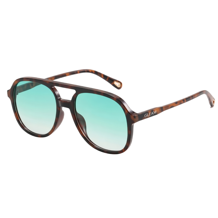 GLORIA SUNGLASSES | Tortoise Teal