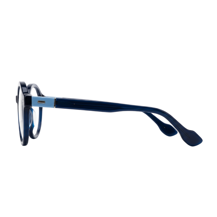 JAQUELINE ROUND PRESCRIPTION | Navy Blue