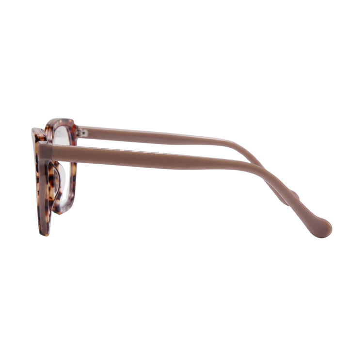 LUCILLE | Red Leopard - Gleam Eyewear | Blue Light Blocking Glasses