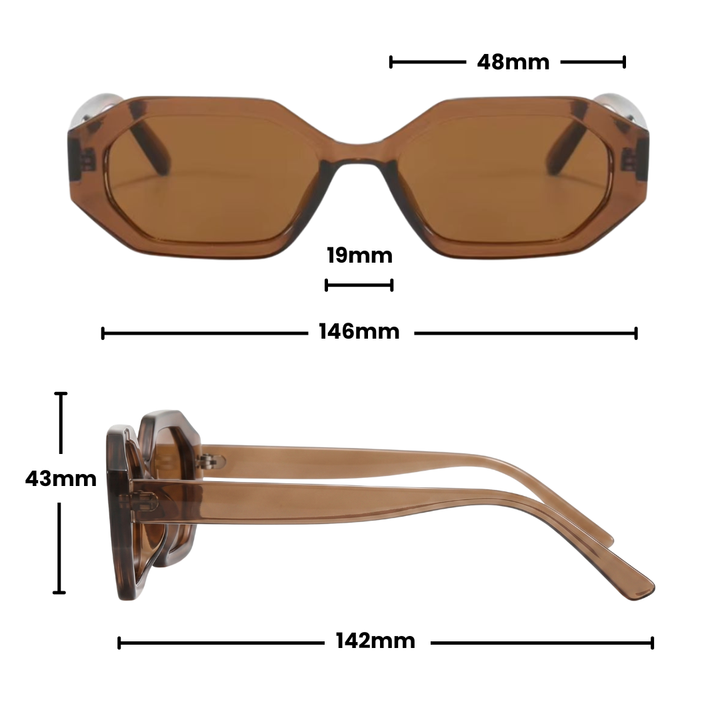 NINA SUNGLASSES | Cola Brown