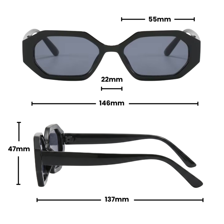 NINA SUNGLASSES | Black