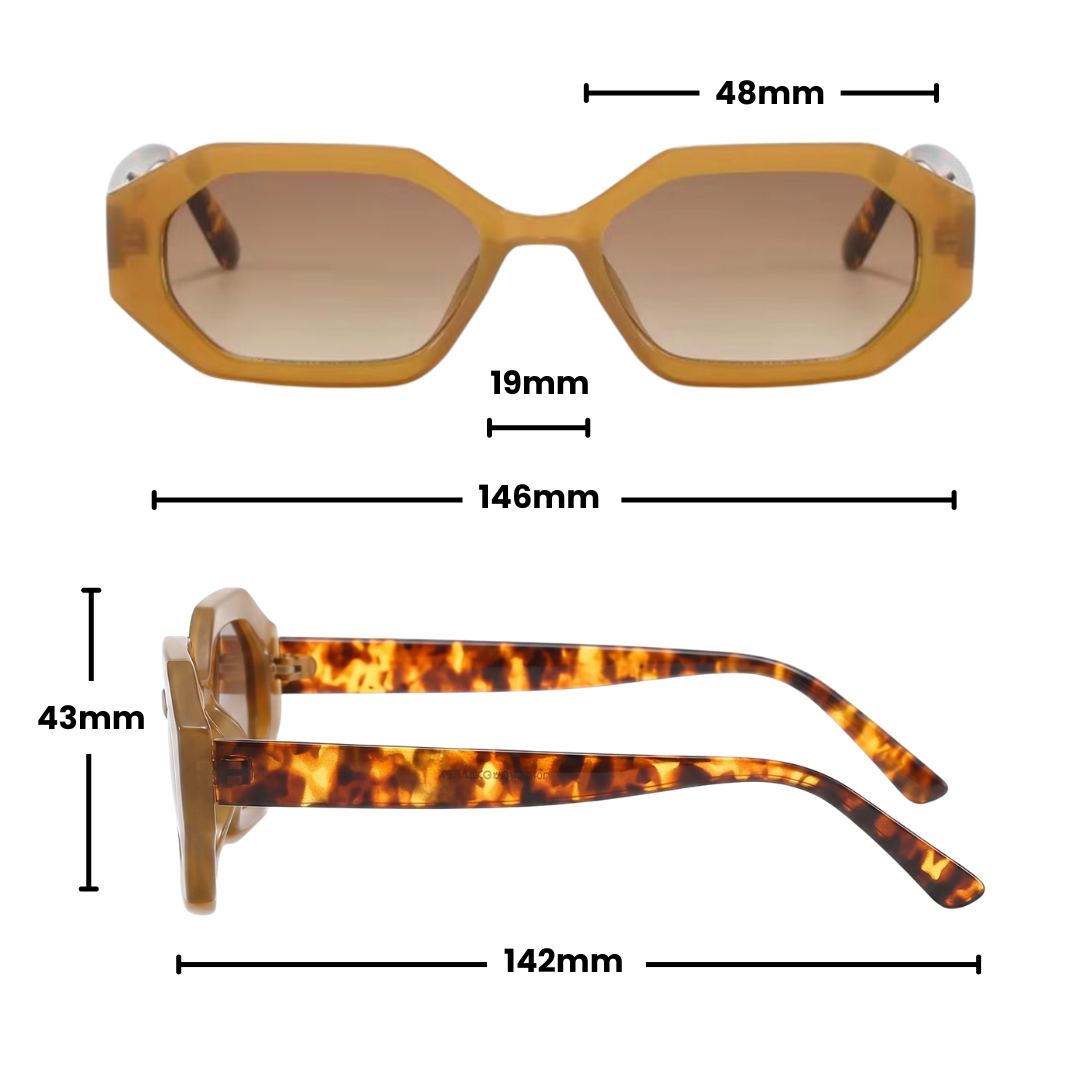 NINA SUNGLASSES | Honey Tortoise