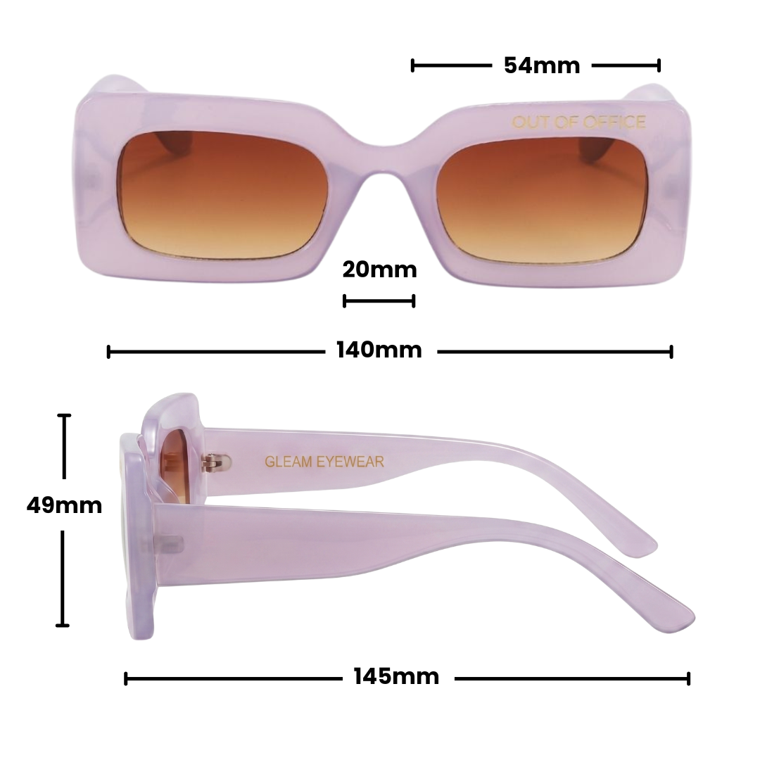 OUT OF OFFICE SUNGLASSES | Purple