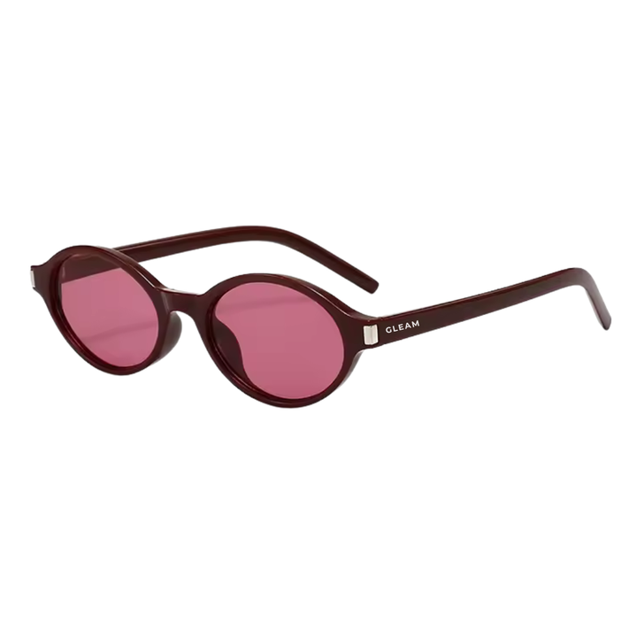 Gleam Eyewear | ROMY SUNGLASSES | Burgundy Wine