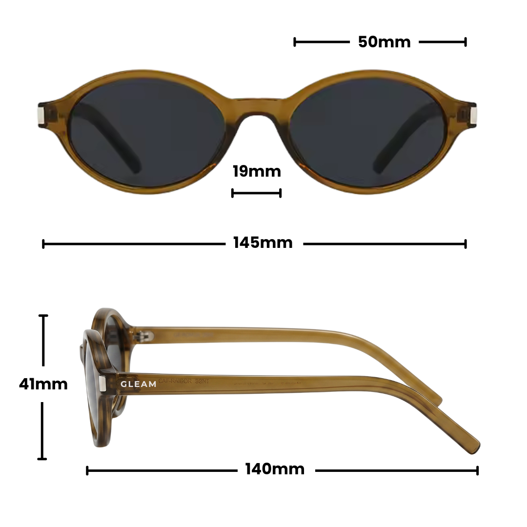 Gleam Eyewear | ROMY SUNGLASSES | Olive Green