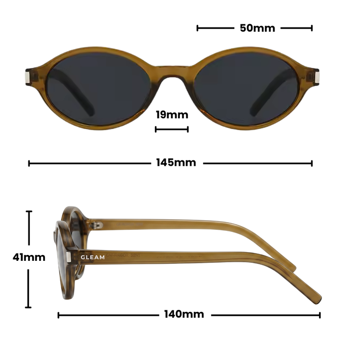 Gleam Eyewear | ROMY SUNGLASSES | Olive Green