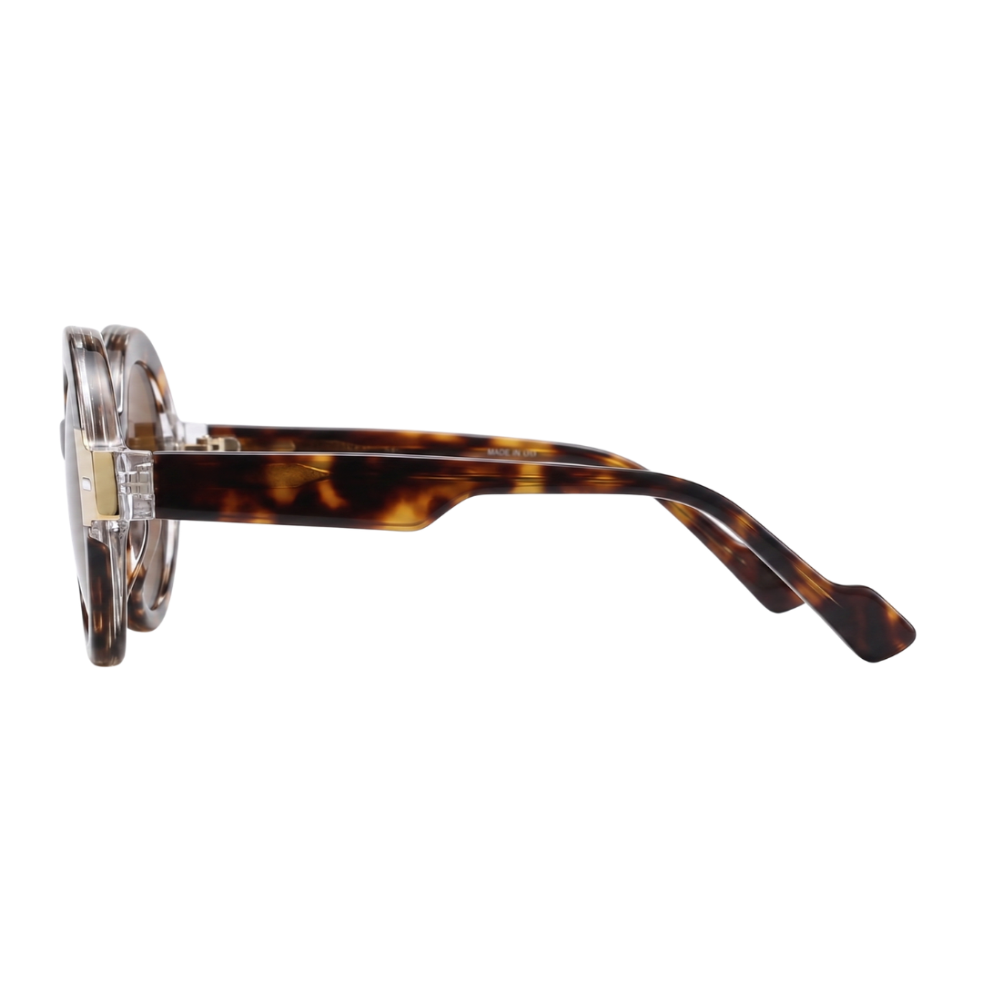 JAQUELINE ROUND SUNGLASSES | Tortoise Taupe - Gleam Eyewear | UV Protection Sunglasses